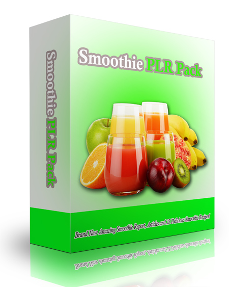 smoothie PLR pack ebook