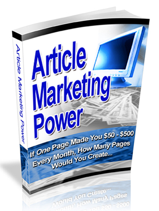 article marketing power ebook