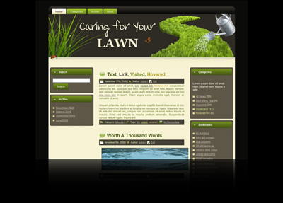 caring your lawn graphics