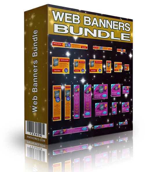 web banners bundle graphics