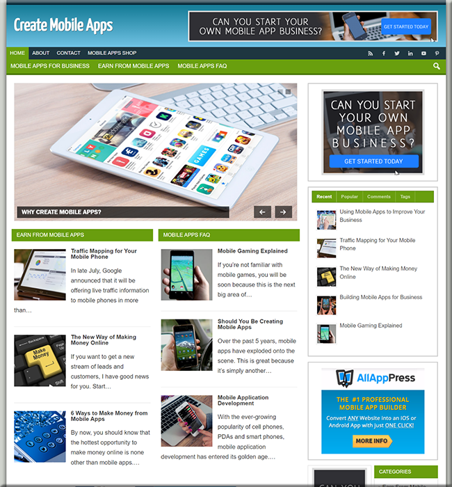 create apps mobile plr