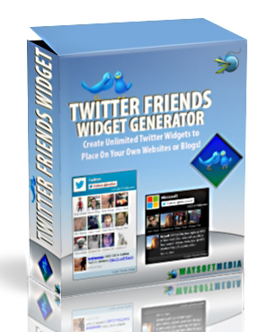 Twitter Friends Widget Twitter friends widget software