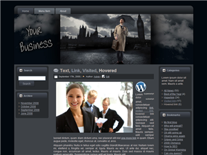 business web template