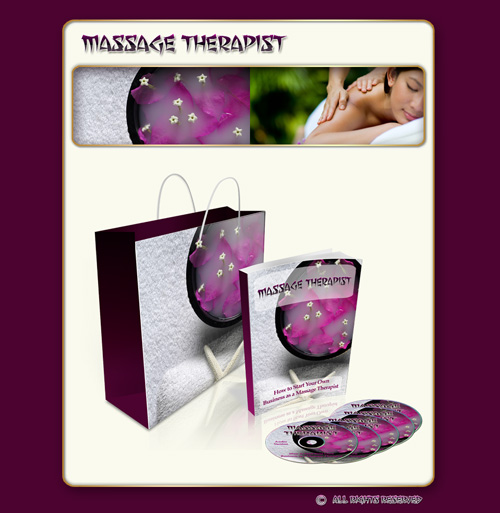 massage therapist minisite template