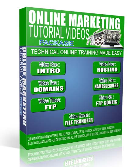 online marketing training videos package video