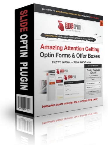 WP Slide Optin Plugin wp slide optin